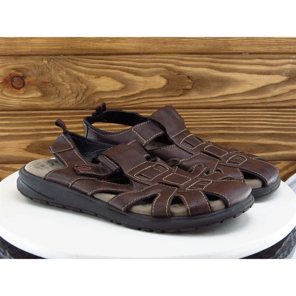 Ozark Trail Sz 9 Fishman Sandals Brown Synthetic‎ Men Hook & Loop